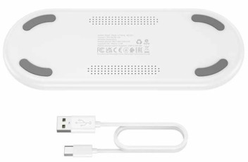 Borofone беспроводное зарядное устройство BQ19 3 в 1 white
