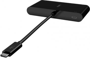 Belkin USB-C Multimedia + Charge Adapter AVC004btBK black
